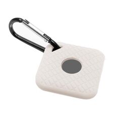 Custodia in silicone Bluetooth Smart Tracker per tessuto Sport (bianco)