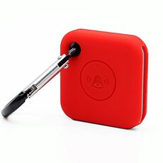 Custodia in silicone Bluetooth Smart Tracker per tessere Mate Pro (rosso)