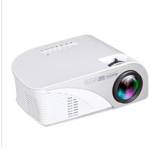 RD-805B 960 * 640 1200 Lumen Mini proiettore LED portatile Home Theater con telecomando, supporto USB + VGA + HDMI + AV + TV (bianco)