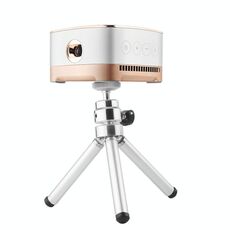 P07-D Mini proiettore LED Bluetooth per home theater Android da 50 lumen con telecomando, supporto Micro SD e Micro USB e WiFi e uscita audio