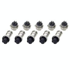 DIY 16mm Connettore di presa Aviation Aviation a 6 pin GX16 (5 PC in un unico pacchetto, il prezzo è per 5 PC)