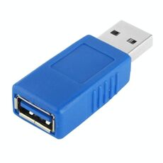 Adattatore cavo USB 3.0 AM a USB 3.0 AF (blu)