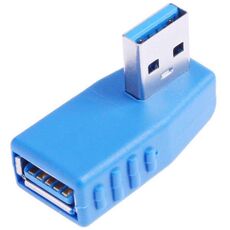 Adattatore cavo USB 3.0 AM a USB 3.0 AF (blu)