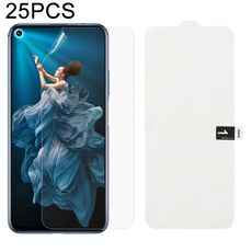 25 PCS Soft Hydrogel Film Full Cover Front Protector con cotone alcolico + Scratch Card per Huawei Honor 20 Pro