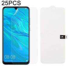 25 PCS Soft Hydrogel Film Full Cover Protezione anteriore con cotone alcolico + Scratch Card per Huawei Maimang 8 / P Smart + 2019