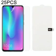 25 PCS Soft Hydrogel Film Full Cover Front Protector con cotone alcolico + Scratch Card per Huawei Honor 10 Lite