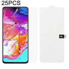 25 PCS Soft Hydrogel Film Full Cover Front Protector con cotone alcolico + Scratch Card per Galaxy A70