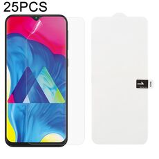 25 PCS Morbida pellicola in idrogel Protezione anteriore con copertura completa con cotone alcolico + Gratta e vinci per Galaxy M10