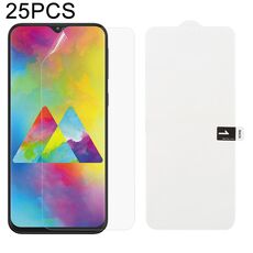 25 PCS Morbida pellicola in idrogel Protezione anteriore con copertura completa con cotone alcolico + Carta da grattare per Galaxy M20