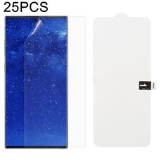 25 PCS Morbida pellicola in idrogel Protezione anteriore con copertura completa con cotone alcolico + Gratta e vinci per Galaxy Note 10