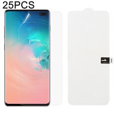 25 PCS Morbida pellicola in idrogel Protezione anteriore con copertura completa con cotone alcolico + Gratta e vinci per Galaxy S10 Plus
