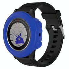 Custodia protettiva in silicone intelligente orologio, host non incluso per Garmin Fenix ​​5x (blu scuro)
