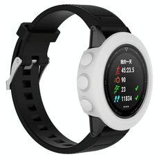 Custodia protettiva in silicone intelligente orologio, host non incluso per Garmin Fenix ​​5 (bianco)