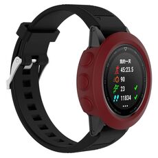 Cassa protettiva in silicone intelligente orologio, host non incluso per Garmin Fenix ​​5 (Dark Red)