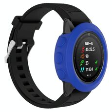 Custodia protettiva in silicone intelligente orologio, host non incluso per Garmin Fenix ​​5 (Dark Blue)