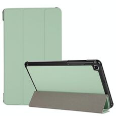 Custodia in TPU + custodia in pelle PU pieghevole a 3 pieghe con struttura in pelle con supporto per Samsung Galaxy Tab A 8.0 (2019) T290 / T295 (verde menta)