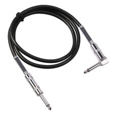 TC048SL Cavo audio per chitarra elettrica da 6,35 mm direttamente al gomito, lunghezza cavo: 1,8 m