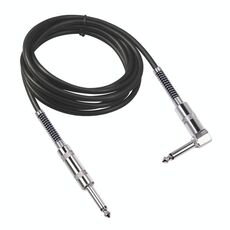 TC048SL Cavo audio per chitarra elettrica da 6,35 mm direttamente al gomito, lunghezza cavo: 6 m