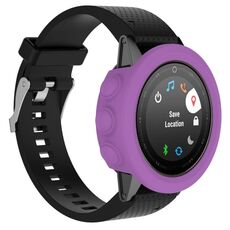 Per Garmin Fenix ​​5S Custodia protettiva in silicone a colori solido (viola)