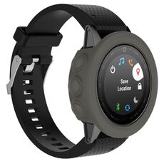 Per Garmin Fenix ​​5x Custodia protettiva per orologio in silicone (grigio)