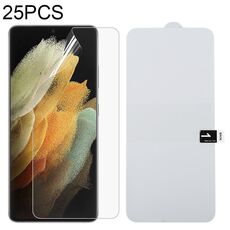 Per Samsung Galaxy S21 Ultra 5G 25 PCS Full Screen Protector Pellicola idrogel anteriore antideflagrante