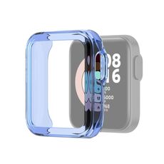 Per Xiaomi MI Watch Lite / Redmi Guarda la custodia protettiva in TPU a metà copertura (blu trasparente)