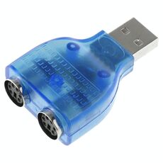 Adattatore USB maschio a PS / 2 femmina per mouse / tastiera