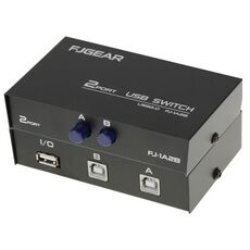 Switch dati USB a 2 porte (nero)