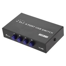 FENGJIE FJ-IA4B-C 4 porte USB 2.0 ad alta velocità Commutatore di pressione dei tasti Condividi Switch Box per PC Computer Scanner Stampante