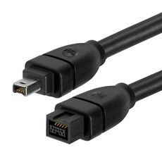 Cavo FireWire 800 da 9 pin a FireWire 400 a 4 pin, lunghezza: 1,5 m (nero)