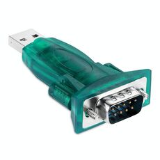 Adattatore convertitore cavo maschio 9 pin DB9 porta seriale USB 2.0 a RS232 (verde)