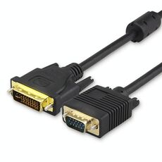 Cavo da VGA 15 pin maschio a DVI 24 + 5 pin maschio 1,5 m