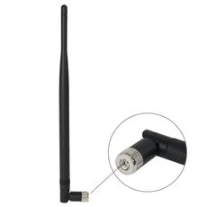 Antenna di rete wireless 7dBi RP-SMA (nera)