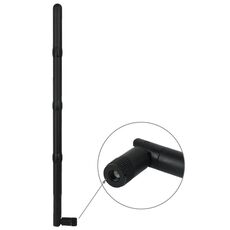 Antenna di rete maschio RP-SMA wireless 15DBi (edizione con copertina morbida) (nera)