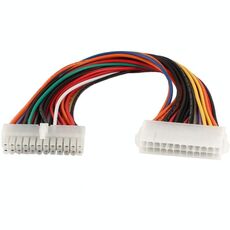 Cavo di prolunga ATX da 24 pin maschio a 24 pin femmina, lunghezza: 25 cm