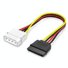 Adattatore di alimentazione da IDE a 4 pin a Serial ATA SATA (15 cm), materiale: Cu