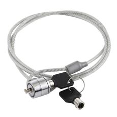 Antifurto Office Notebook Laptop PC Computer Desk Key Security Lock Catena Cavo, lunghezza: circa 1.2 m