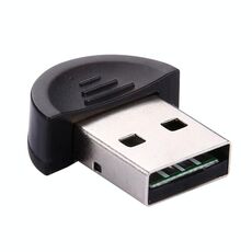 Dongle USB Bluetooth senza driver (adattatore) con chip CSR, plug & play (nero)