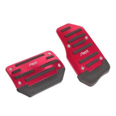 Pedale antiscivolo universale per auto (rosso)