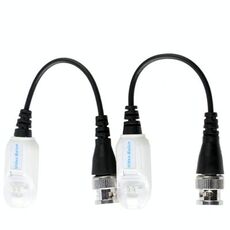 2 PCS Passive UTP Rete Video Balun Cat5 alla fotocamera CCTV BNC DVR O-612