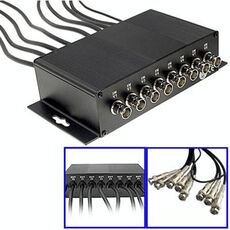 CCTV a 8 canali BNC Surge Surge Surge Protector Device (CoaxJK/ V8) (nero)