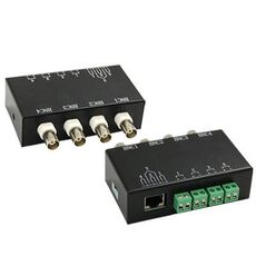 Ricetrasmettitore BNC video passivo a 4 canali a UTP RJ45 Balun