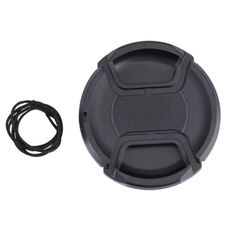 Copriobiettivo fotocamera con presa centrale da 67 mm (nero)