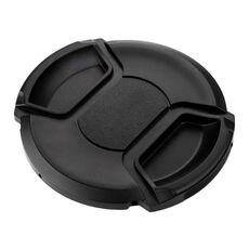 Copriobiettivo fotocamera con presa centrale da 72 mm (nero)