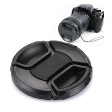 Copriobiettivo fotocamera con presa centrale da 62 mm (nero)