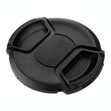 Copriobiettivo fotocamera con presa centrale da 77 mm (nero)