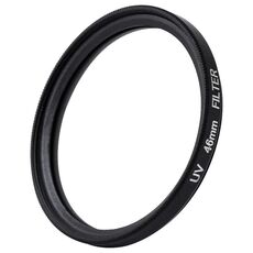 Filtro UV per fotocamera SLR da 46 mm (nero)