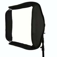Scatola morbida pieghevole flash da 40 cm con supporto per luce flash (EB-040) (nero)