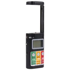 Tester della batteria dello schermo LCD digitale per R20S / R14S / R6S / R03 / R1 / Pulsante / 6F22 (nero)
