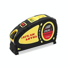 Livello laser con metro a nastro Pro (550 cm), LV-05 (giallo)